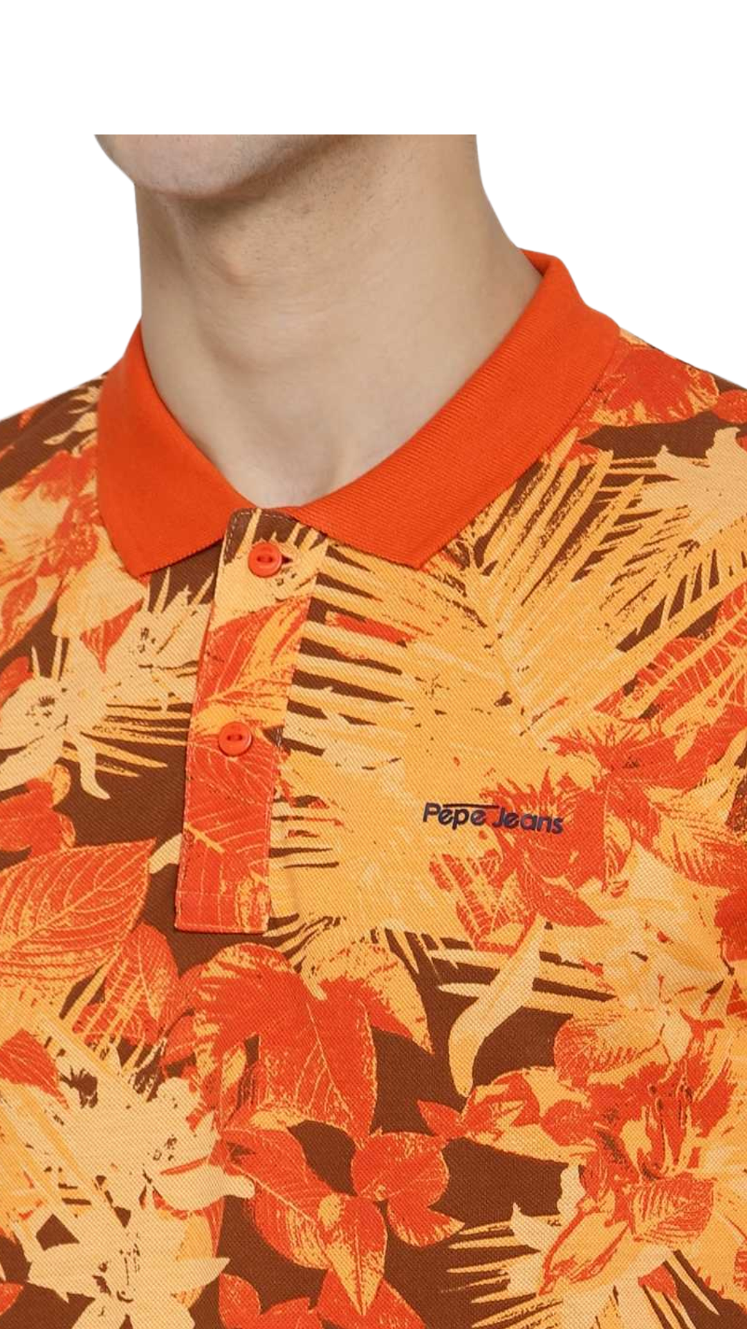 Pepe Jeans Blake Tropical Printed Pique Polo