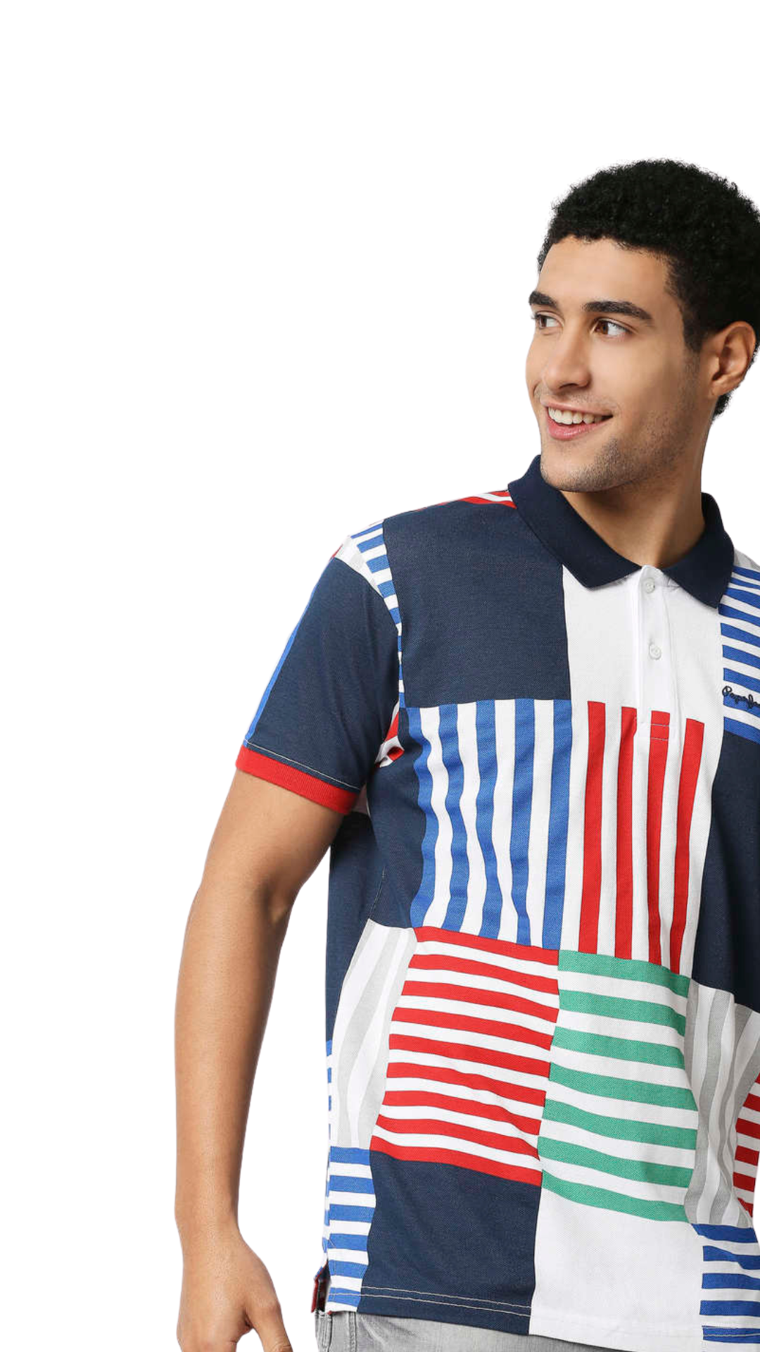 Pepe Jeans Galaxy Striper Printed Polo