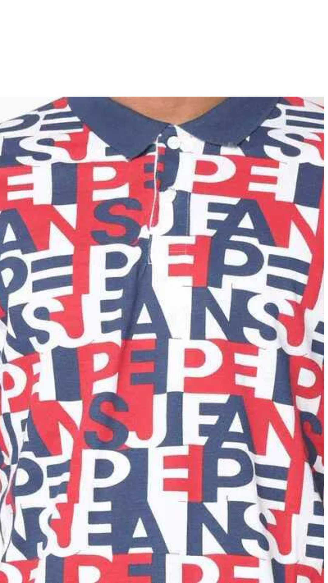 PEPE JEANS Regular Fit Brand Print Polo T-Shirt