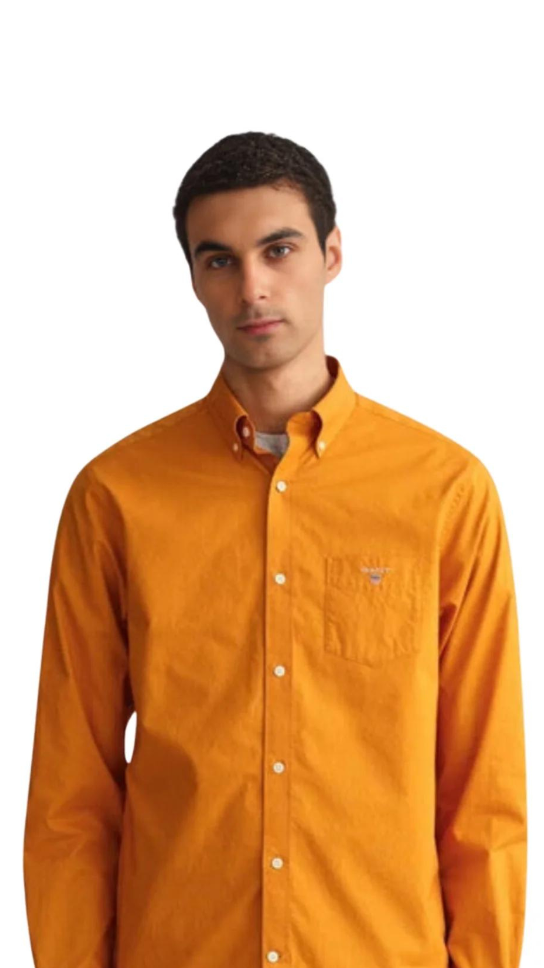 GANT Orange Regular Fit Cotton Shirt